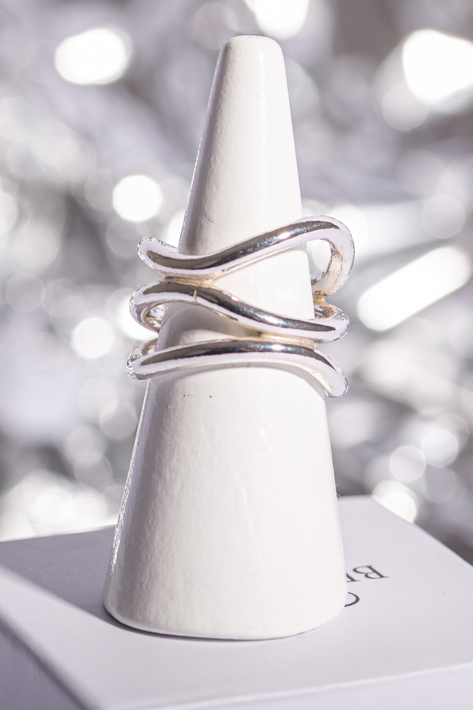 Anello argento multifili- Collezione Ikigai | Gioielleria artigianale Benedetti a Pisa